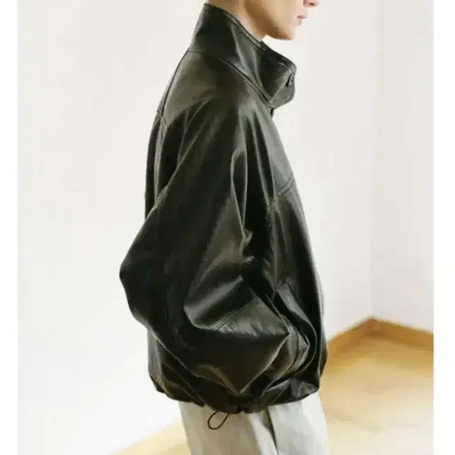 [BUNJANG] Monoha High Neck Button Jacket Black / 모노하 하이넥 버튼 자켓 블랙