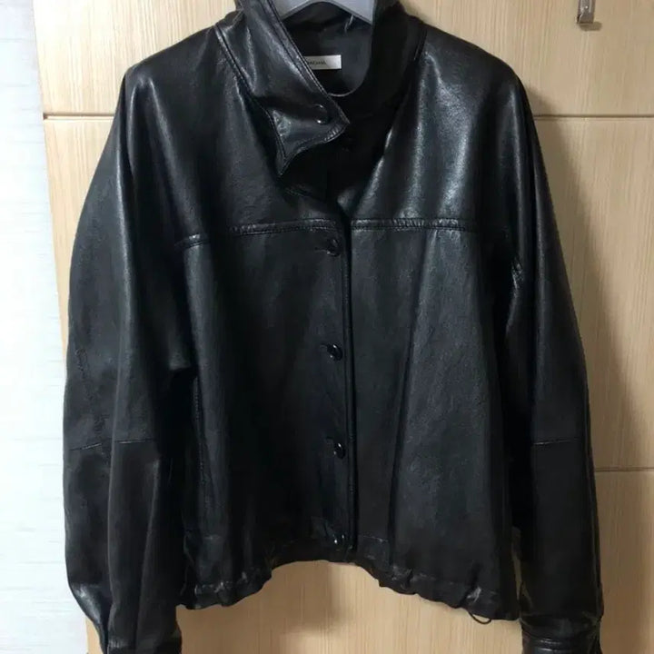 [BUNJANG] Monoha High Neck Button Jacket Black / 모노하 하이넥 버튼 자켓 블랙