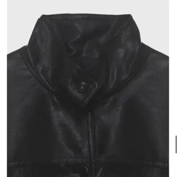 [BUNJANG] Monoha High Neck Button Jacket Black / 모노하 하이넥 버튼 자켓 블랙