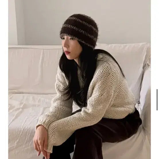 [BUNJANG] AND_A BY HAND MIDNIGHT HAT CHESTNUT / 안도바이핸드 MIDNIGHT HAT CHESTNUT