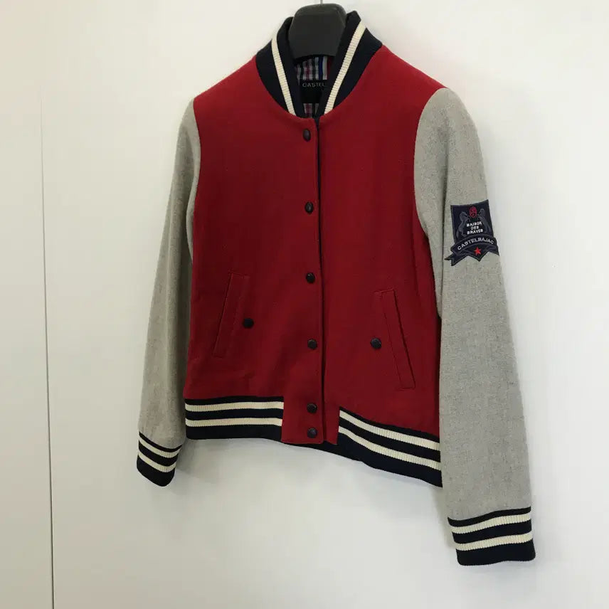 [BUNJANG] Castelbajac Women's Varsity Jacket / 까스텔바작 우먼스 바시티자켓 [여성95]