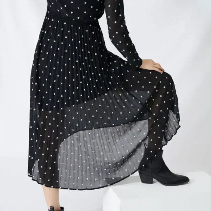 [BUNJANG] Maje Pleated Dress / 마쥬 플리츠 원피스(정품)