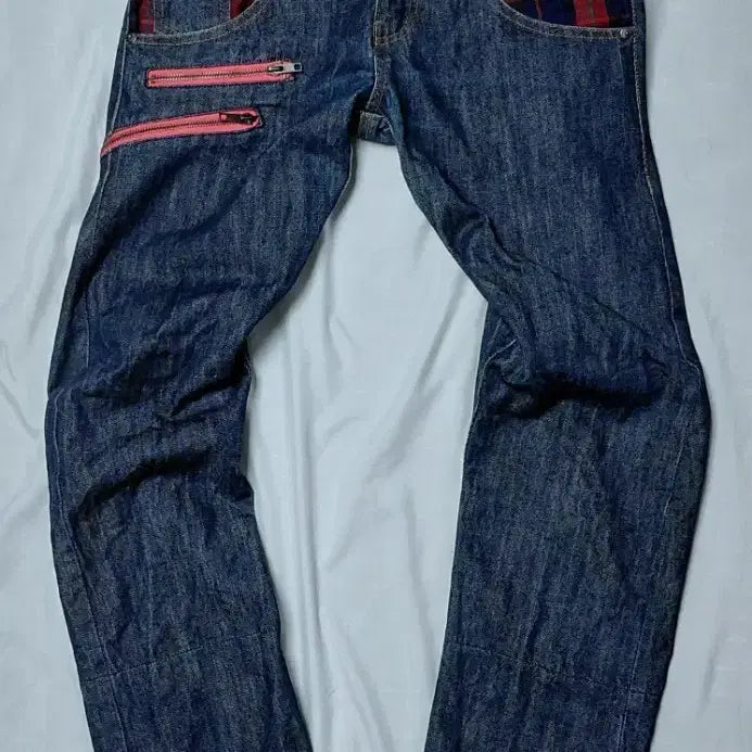 [BUNJANG] UP-START Removal Harajuku Punk Denim Pants / [M] UP-START Removal 하라주쿠 펑크 디테일 데님 팬츠