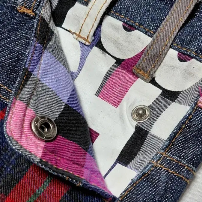 [BUNJANG] UP-START Removal Harajuku Punk Denim Pants / [M] UP-START Removal 하라주쿠 펑크 디테일 데님 팬츠