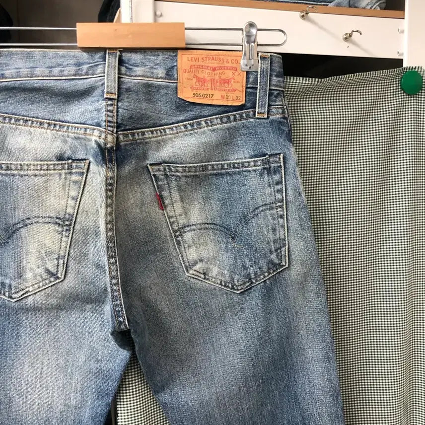 [BUNJANG] LVC 505 Selvedge Denim Jeans / LVC67년 505복각 67505셀비지 허리30 둘레78