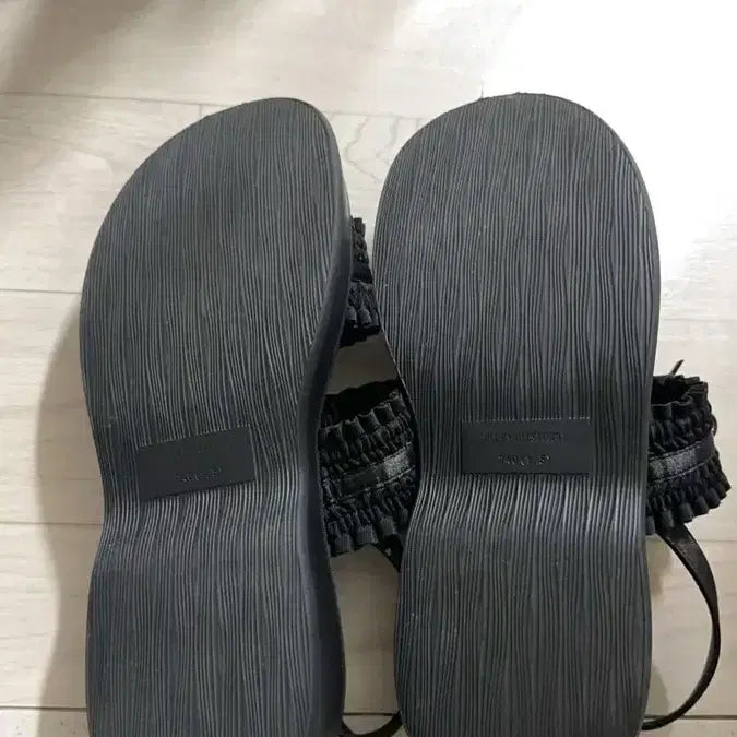 [BUNJANG] Jill Stuart Ribbon Sandals Black / 질바이질스튜어트 리본 샌들 블랙