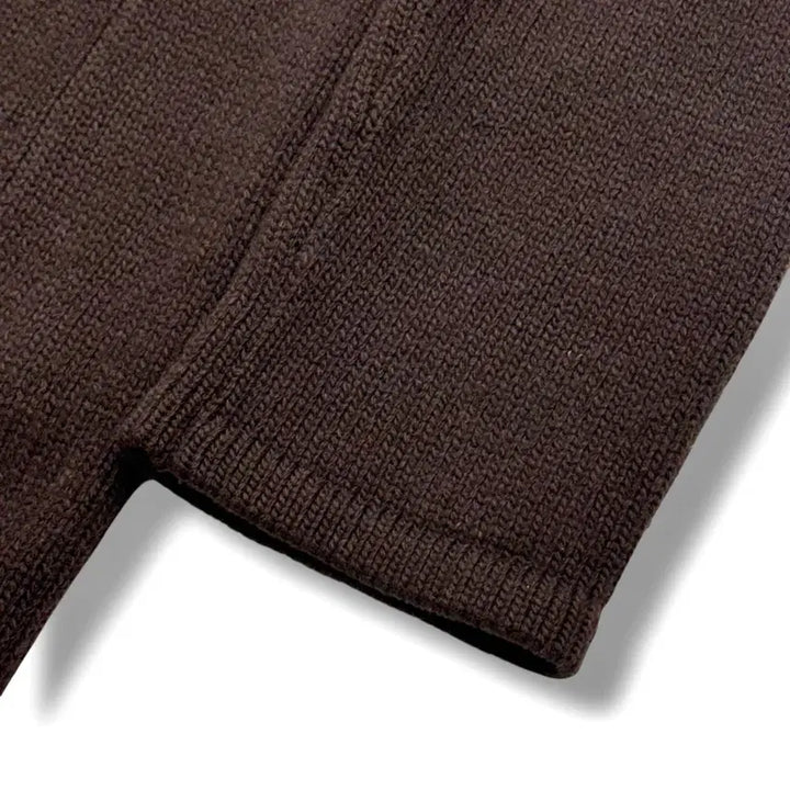 [BUNJANG] Theory Brown Wool Cashmere Toggle Coat / Theory 띠어리 초코브라운 울 캐시미어 니트 떡볶이 코트