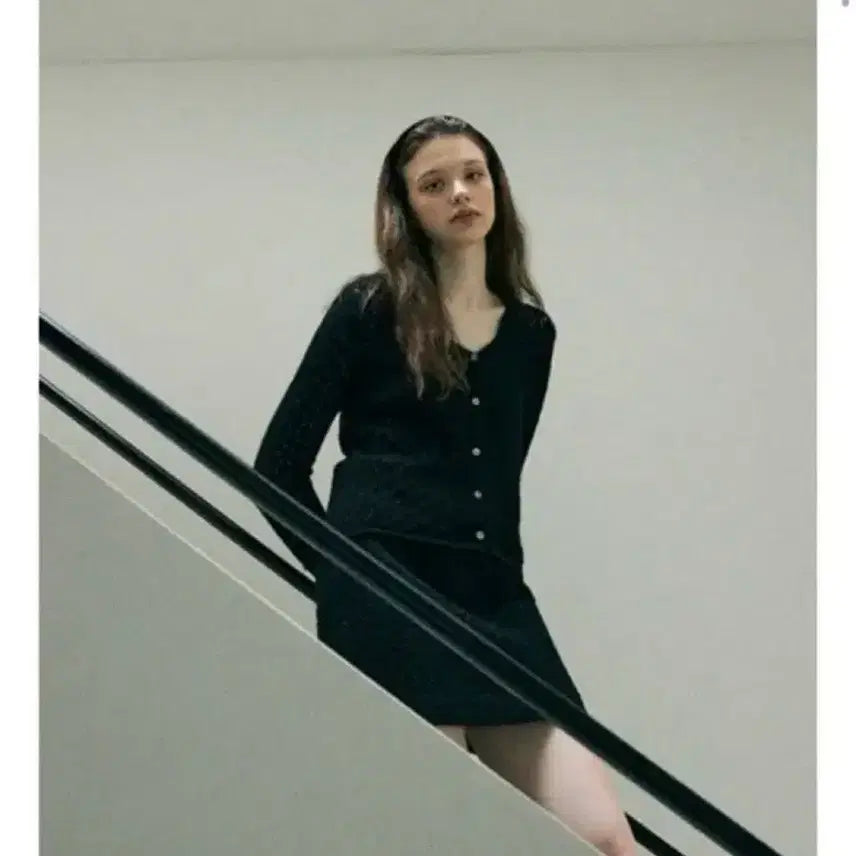 [BUNJANG] Tanat Blend Cardigan Black / 타낫 블렌드 가디건 블랙