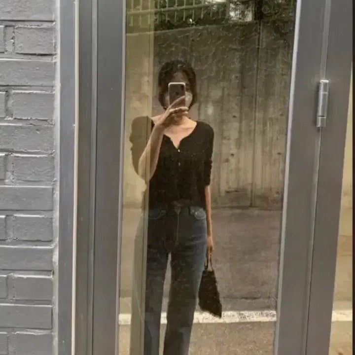 [BUNJANG] Tanat Blend Cardigan Black / 타낫 블렌드 가디건 블랙