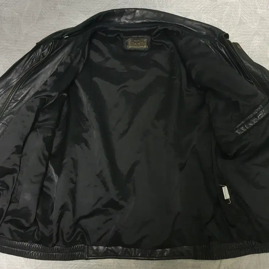 [BUNJANG] Vintage Leather Bomber Jacket / 빈티지 가죽 봄버 자켓