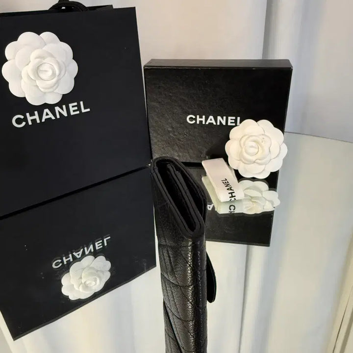 [BUNJANG] Chanel Classic Card Holder Grain Calfskin / 샤넬 클래식 카드 홀더 그레인드 카프스킨 &amp; 실버 메탈 블랙