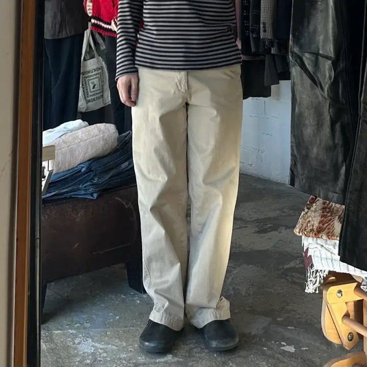 [BUNJANG] Schott Chino Trousers (Men's 30) / (착용컷) Schott 치노 트라우져 (남성용 30)