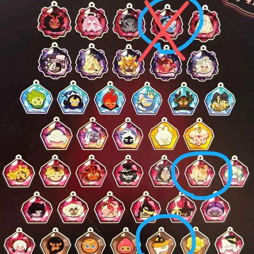 [BUNJANG] Cookie Run Kingdom Aurora Soulstone Keyring / 쿠키런 킹덤 오로라 영혼석 키링