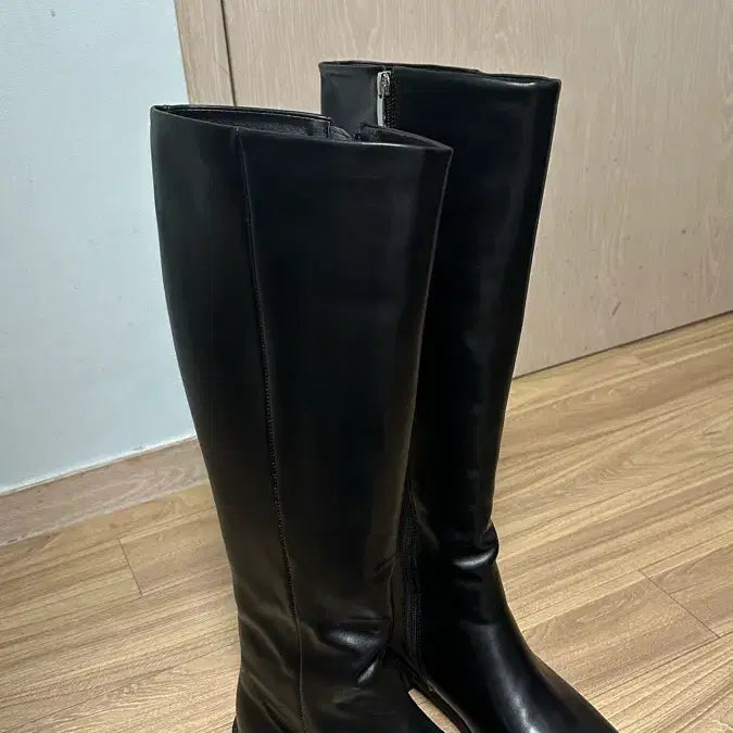[BUNJANG] Suaete Long Boots Black 250 / 슈아떼 롱부츠 블랙 250 넓은통