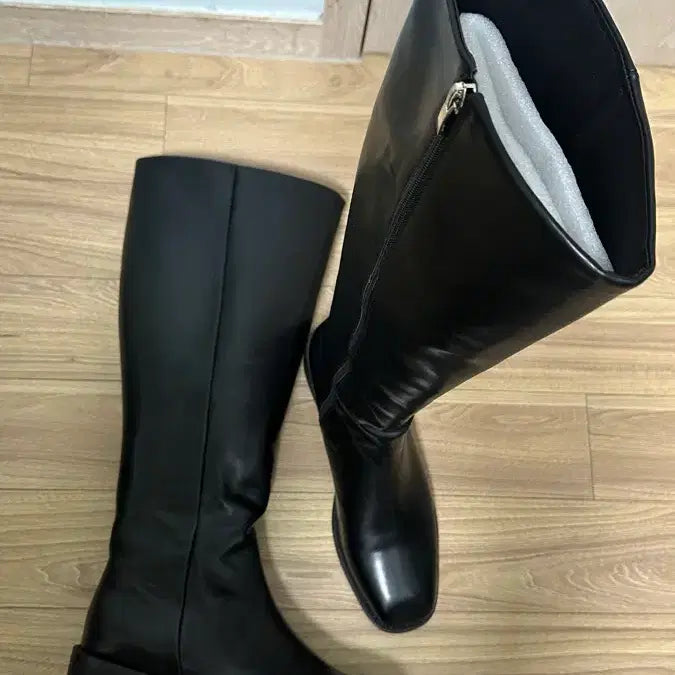 [BUNJANG] Suaete Long Boots Black 250 / 슈아떼 롱부츠 블랙 250 넓은통