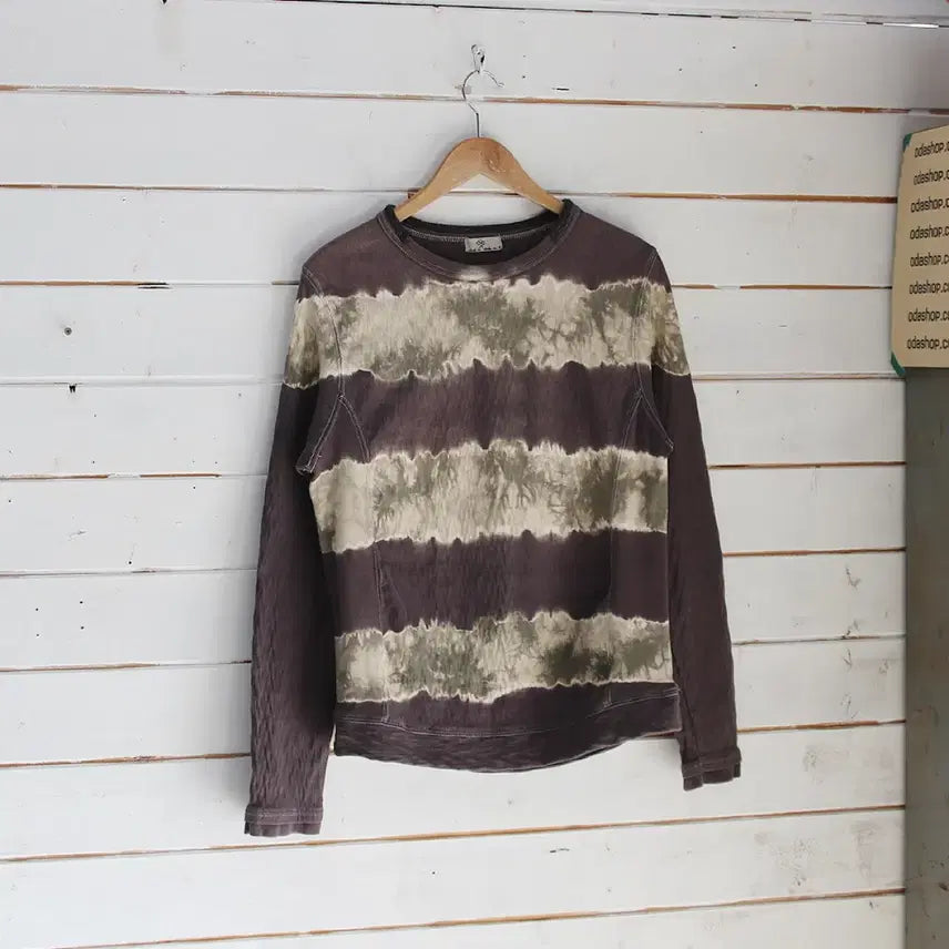 [BUNJANG] Chaka.m Tie-dye Long Sleeve Shirt / (착용컷) Chaka.m 타이다이 롱 슬리브 (남성용 100)
