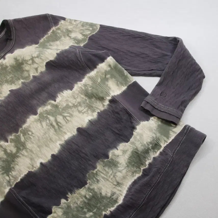 [BUNJANG] Chaka.m Tie-dye Long Sleeve Shirt / (착용컷) Chaka.m 타이다이 롱 슬리브 (남성용 100)