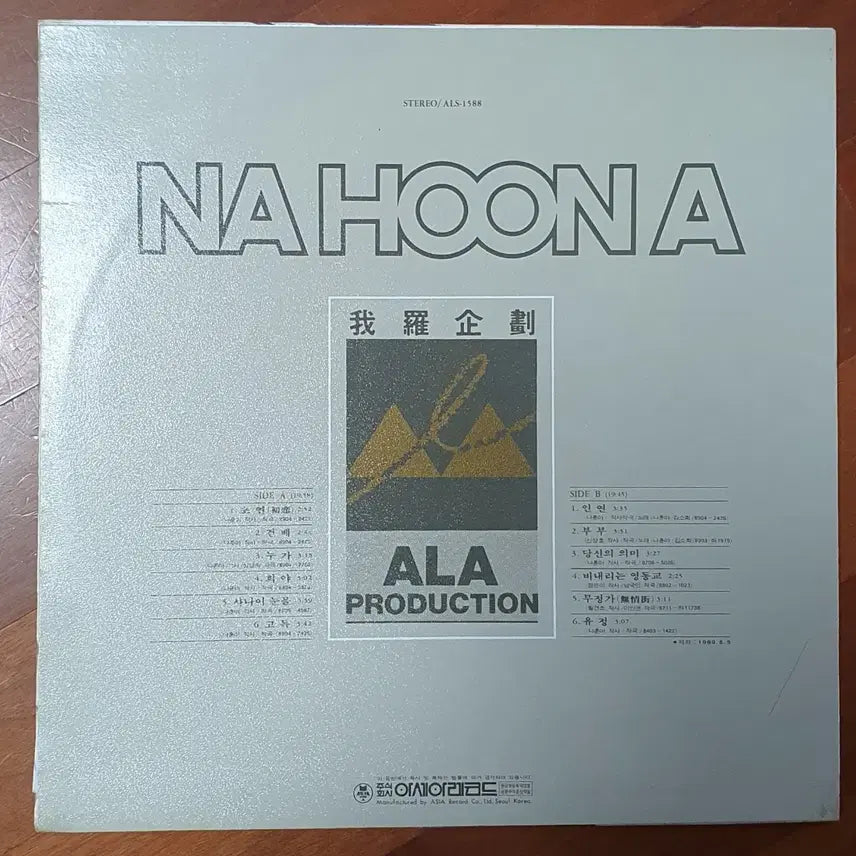 [BUNJANG] Nohun-ah Geonbae LP Record / 나훈아Lp.건배nm