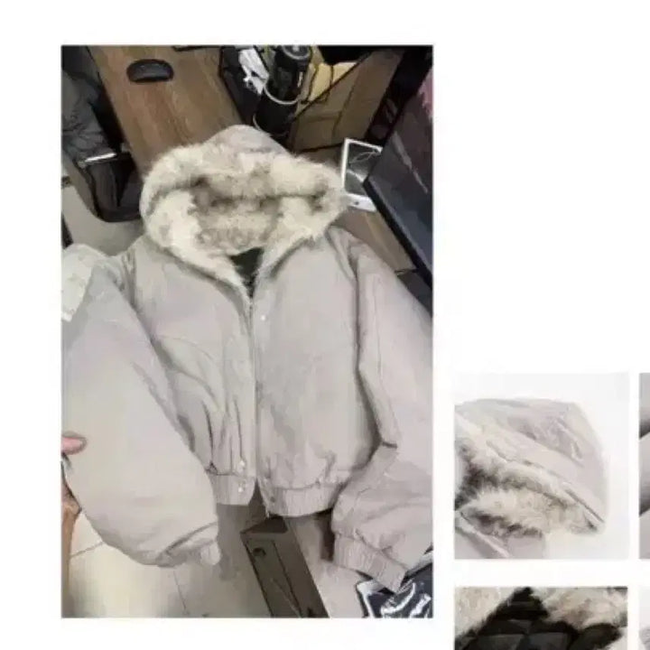 [BUNJANG] New Hoodie Jacket / 새상품) 퍼후드자켓