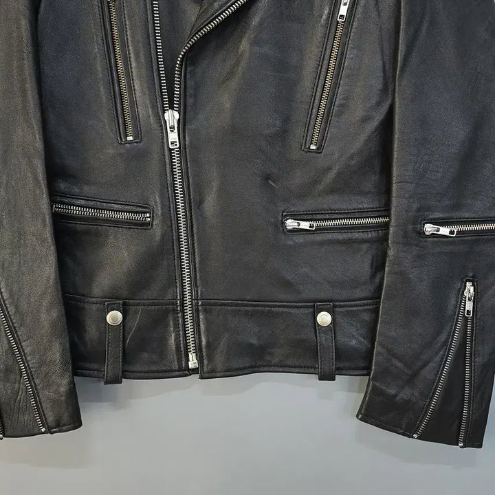[BUNJANG] VIVASTUDIO Lambskin Leather Rider Jacket / 비바스튜디오(vivastudio) 램스킨 라이더 가죽자켓 블랙 S