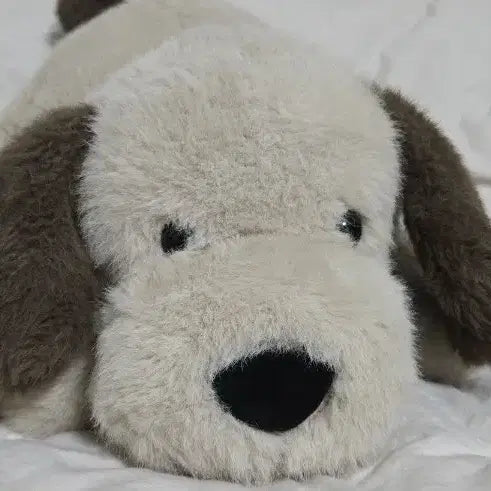 [BUNJANG] Dog Lying Puppy Doll / 라잉 독 강아지 인형