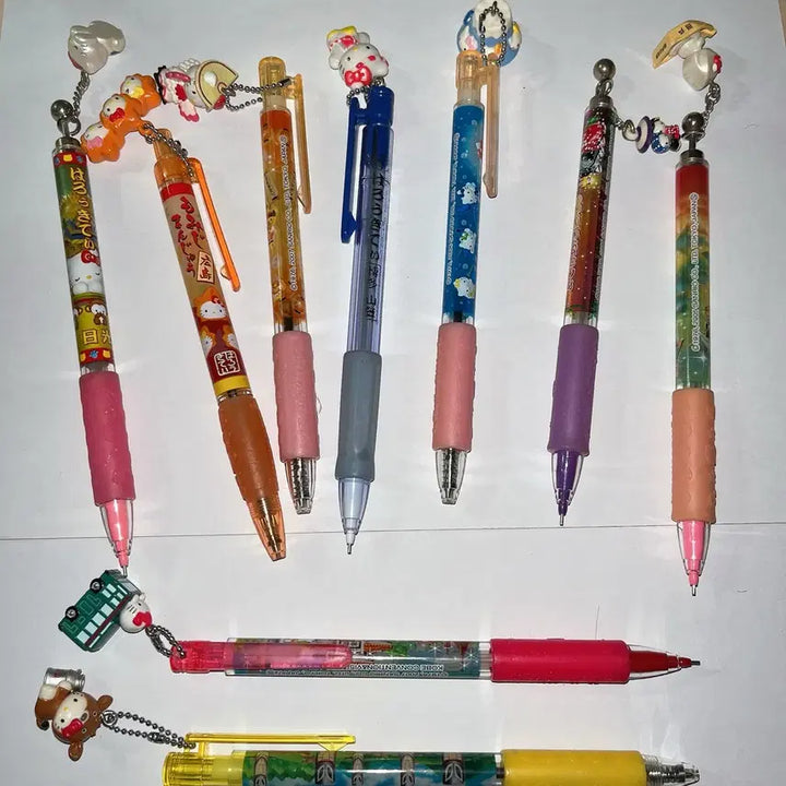 [BUNJANG] Classic Kitty Bundle Set Pen/Pencil/Strap / 일괄)고전키티샤프/볼펜/킽스/키티스트랩