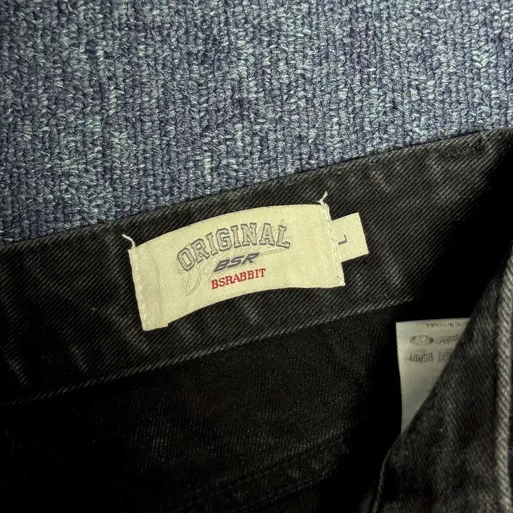 [BUNJANG] BSrabbit Carpenter Loose Fit Denim Pants Black / [L] 비에스래빗 카펜터 루즈핏 데님 팬츠 블랙