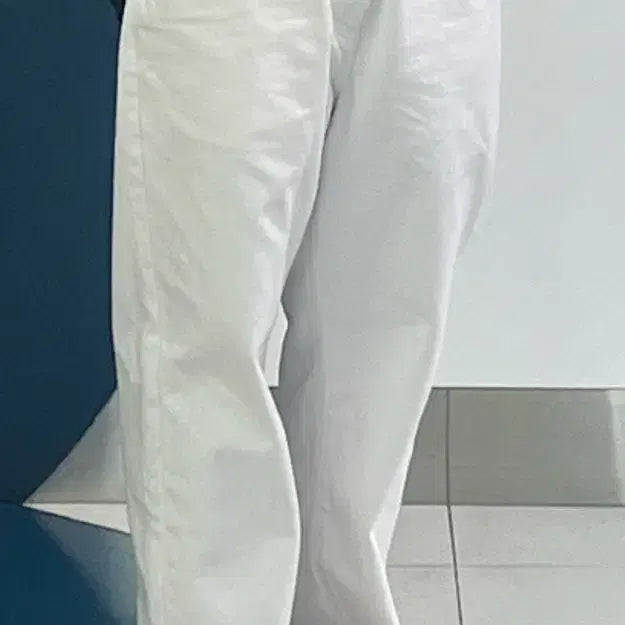 [BUNJANG] thisisneverthat White Pants / 디스이즈네버댓(디네댓) 화이트 팬츠 바지