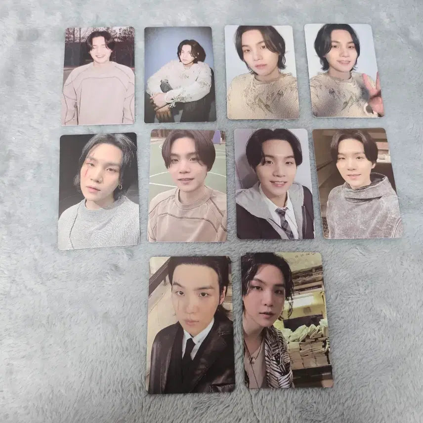 10장 일괄 디데이 앨범 포카 위버스 특전 윤기 슈가 bts 방탄