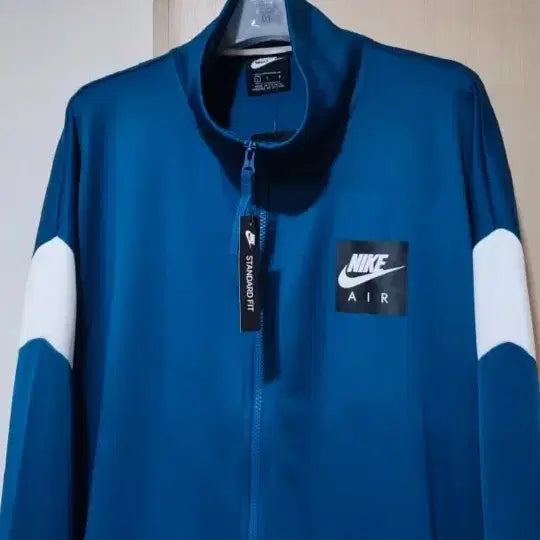 [BUNJANG] Nike Air Blouson Jacket Blue/White Size 105 / 나이키 에어 블루종 자켓 블루/화이트 실105