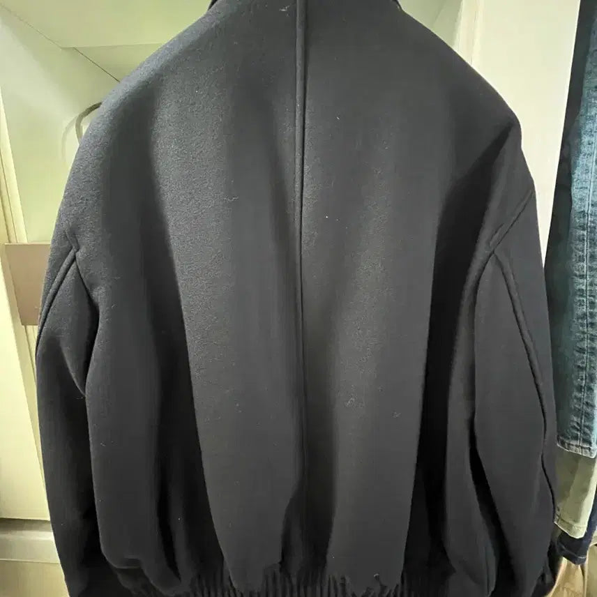 [SOLD OUT] 마마가리 / 23fw 포트베이 울 블루종 다크네이비 / 48
