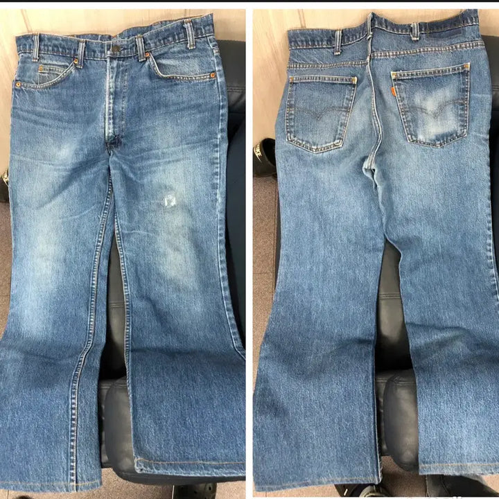 [BUNJANG] Levi's 517 Orange Tab Denim Jeans / 80s 리바이스517 오렌지탭 USA(81년) 허리36 둘레90