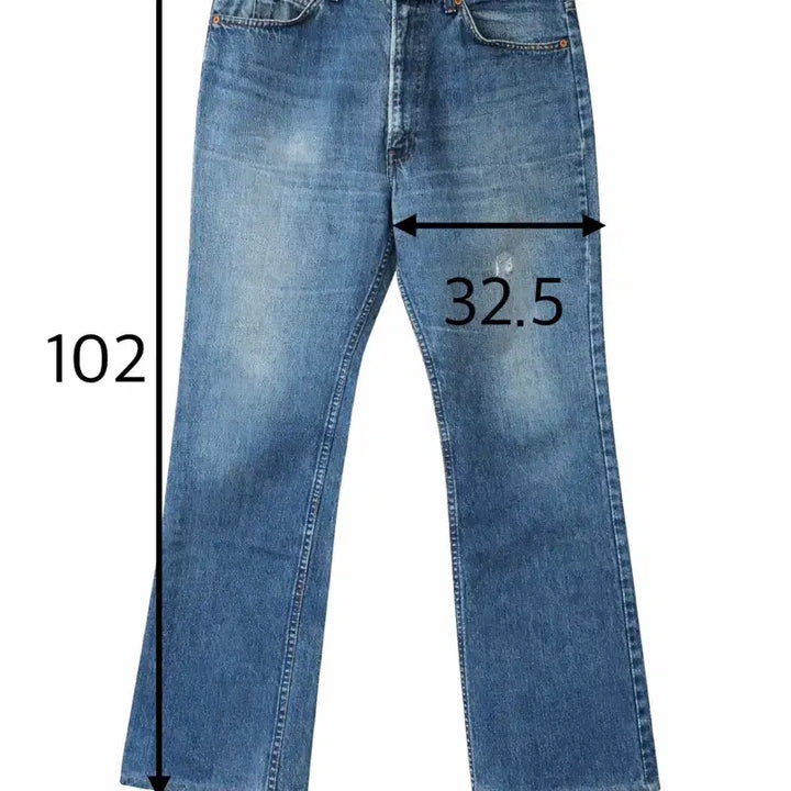 [BUNJANG] Levi's 517 Orange Tab Denim Jeans / 80s 리바이스517 오렌지탭 USA(81년) 허리36 둘레90