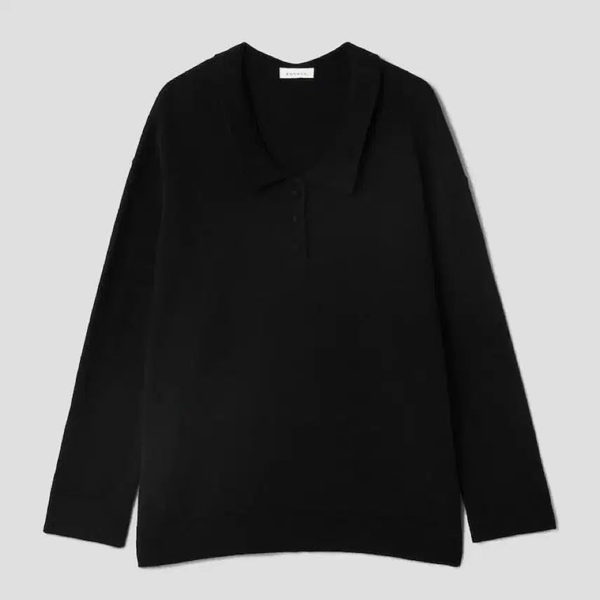 [BUNJANG] Kotelo U-neck Pullover Knit Black / 새상품 kotelo 유넥 풀오버 니트 블랙