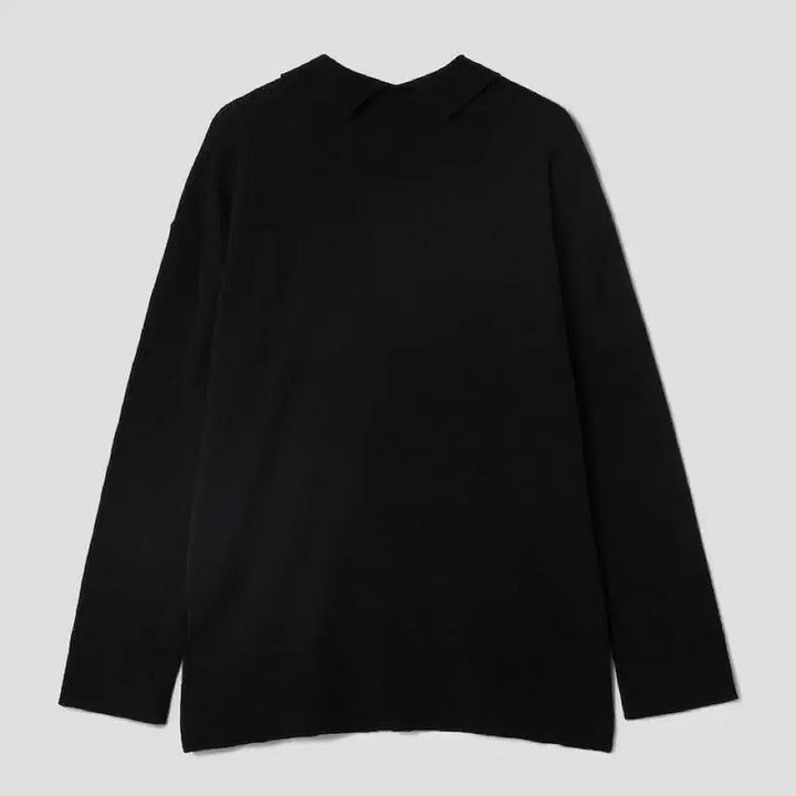 [BUNJANG] Kotelo U-neck Pullover Knit Black / 새상품 kotelo 유넥 풀오버 니트 블랙