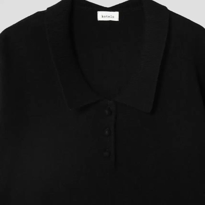 [BUNJANG] Kotelo U-neck Pullover Knit Black / 새상품 kotelo 유넥 풀오버 니트 블랙