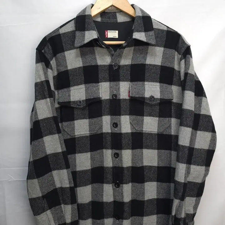 [BUNJANG] Levi's Black/Grey Jacket Shirt M / 리바이스 블랙/회색 자켓 셔츠M