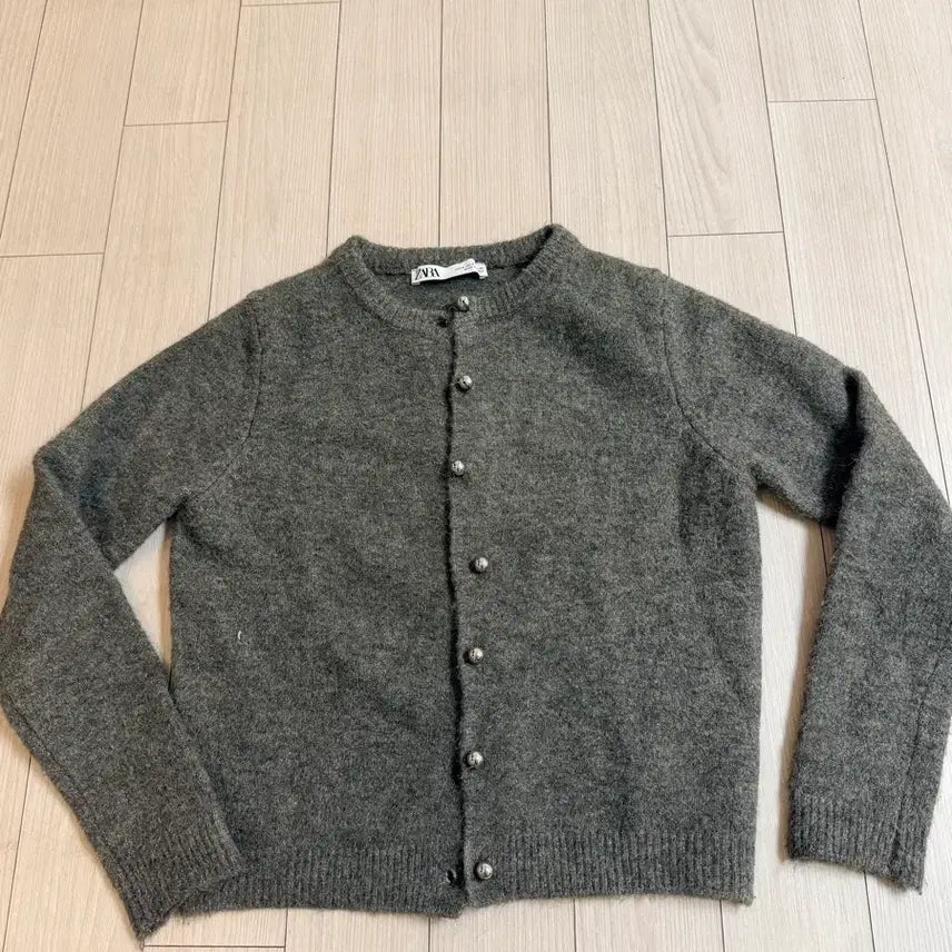 [BUNJANG] ZARA Gray Knit Cardigan S / 자라 그레이 니트 가디건S