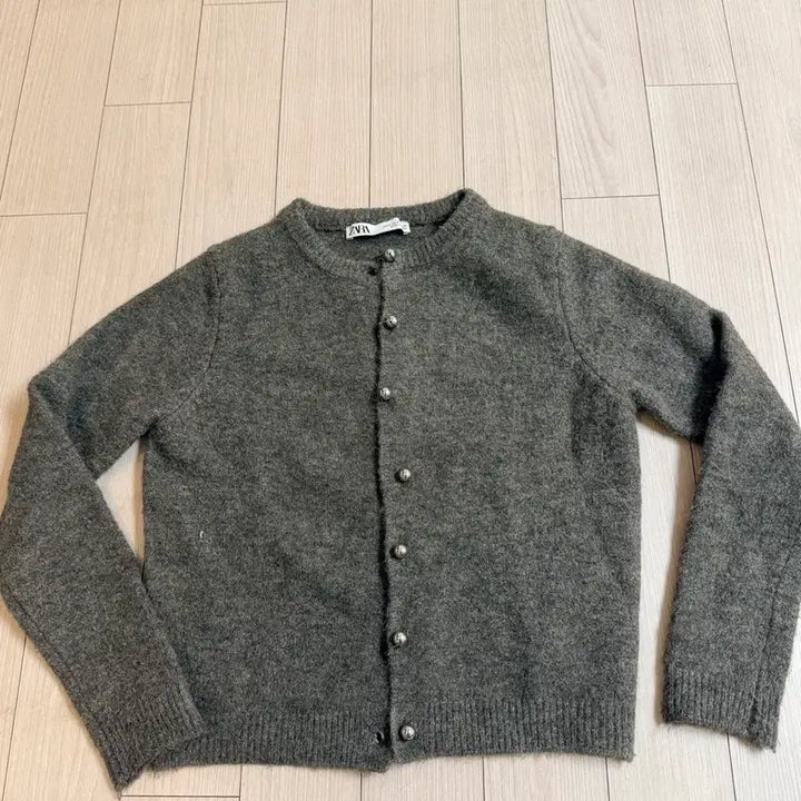 [BUNJANG] ZARA Gray Knit Cardigan S / 자라 그레이 니트 가디건S