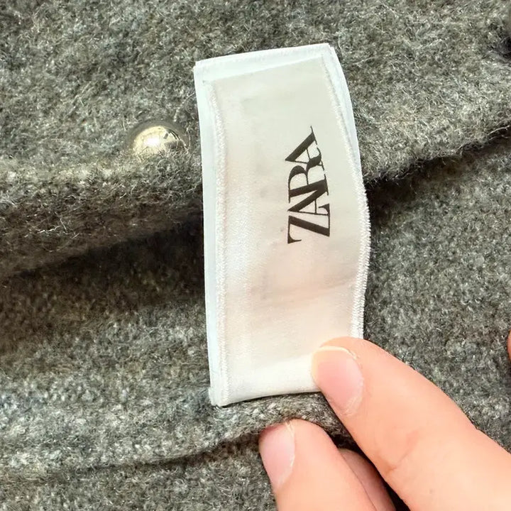 [BUNJANG] ZARA Gray Knit Cardigan S / 자라 그레이 니트 가디건S