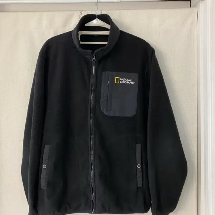 [SOLD OUT] 내셔널지오그래픽 검정색 플리스 집업_XL