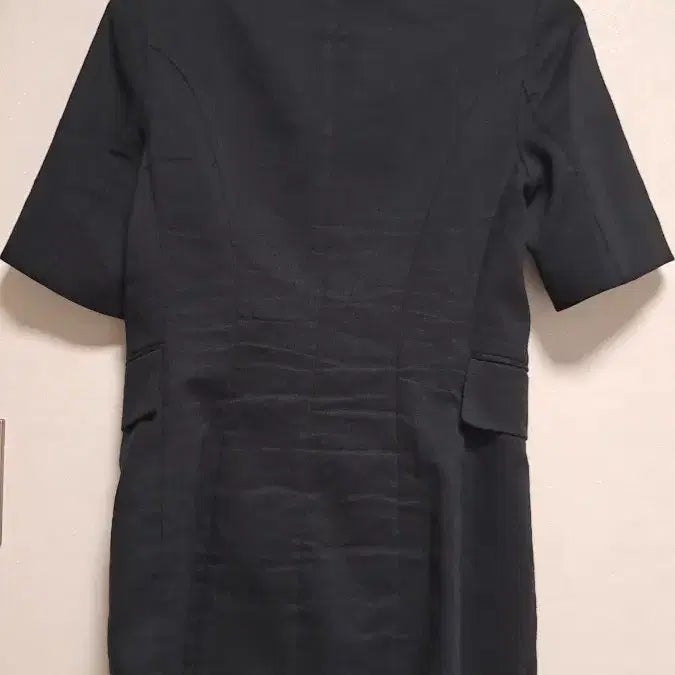 [BUNJANG] Ricobenes 단 Double Button Jacket (Black) / 리코베스단  반팔 더블 버튼 자켓 블랙 55 66