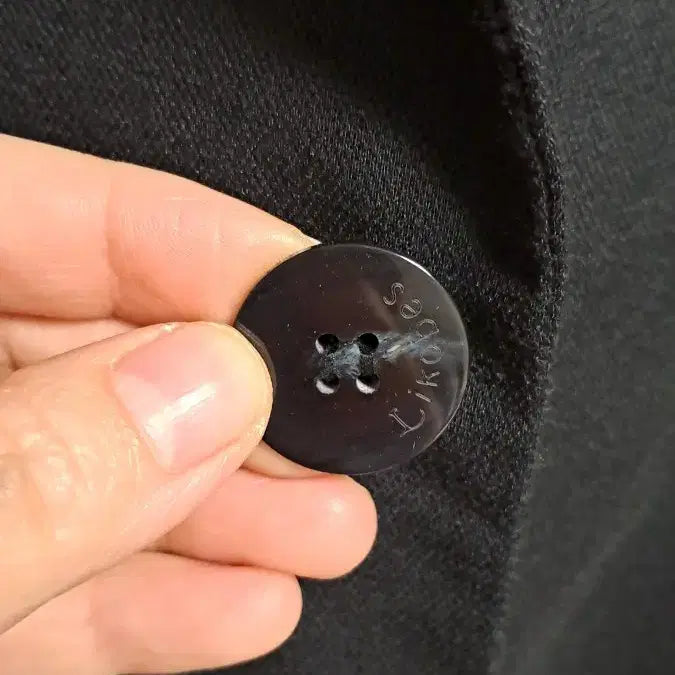 [BUNJANG] Ricobenes 단 Double Button Jacket (Black) / 리코베스단  반팔 더블 버튼 자켓 블랙 55 66