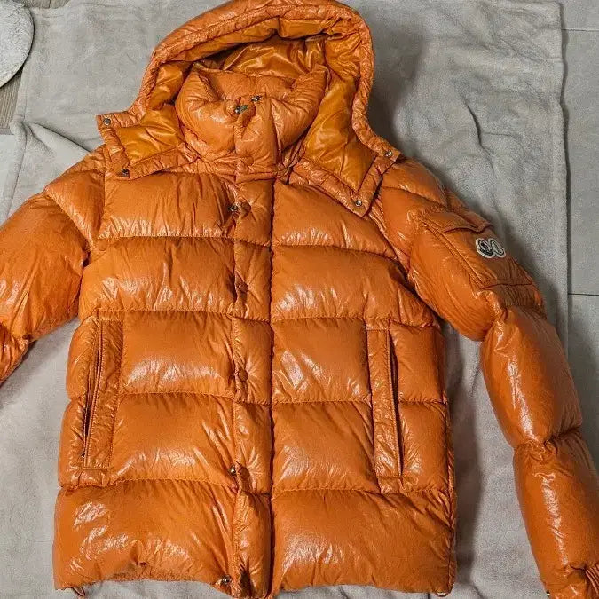 [BUNJANG] Moncler Maya 70 Orange Padded Jacket / [4] 몽클레어 마야70 오렌지 컬러 패딩