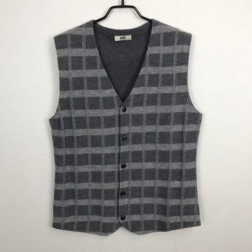 [BUNJANG] DAKS Pure Wool V-Neck Vest (Men&