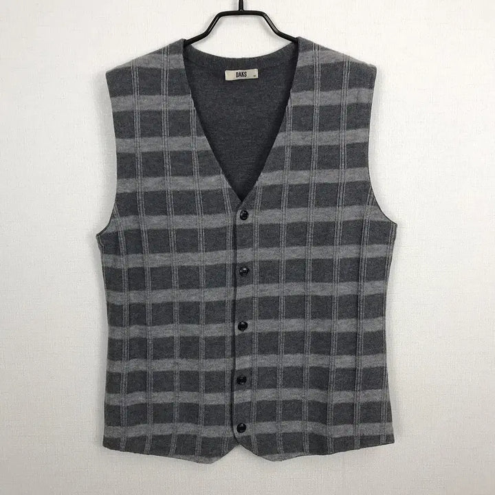 [BUNJANG] DAKS Pure Wool V-Neck Vest (Men&