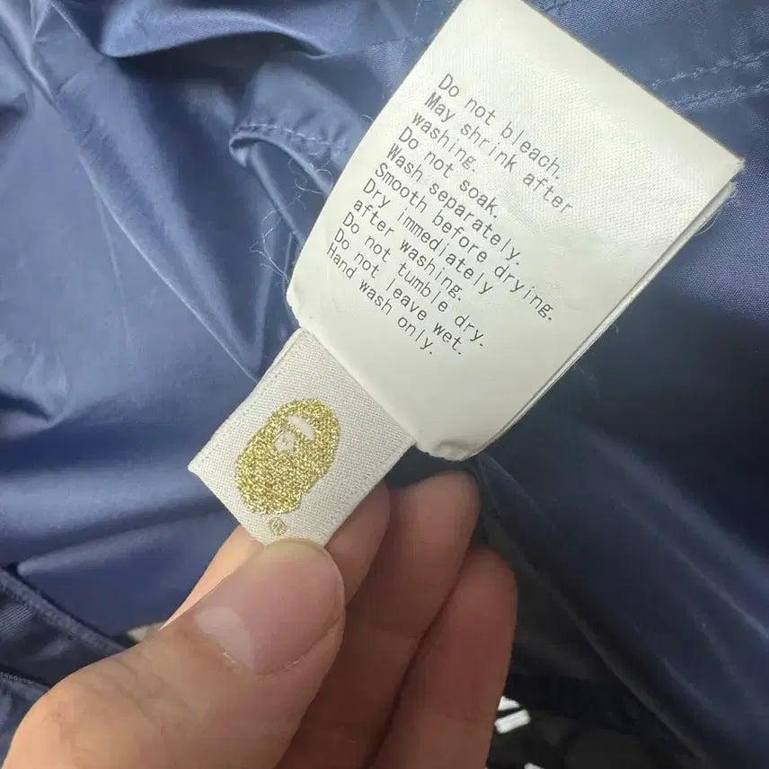 [BUNJANG] BAPE Navy Padded Jacket L / 베이프 네이비 패딩 L