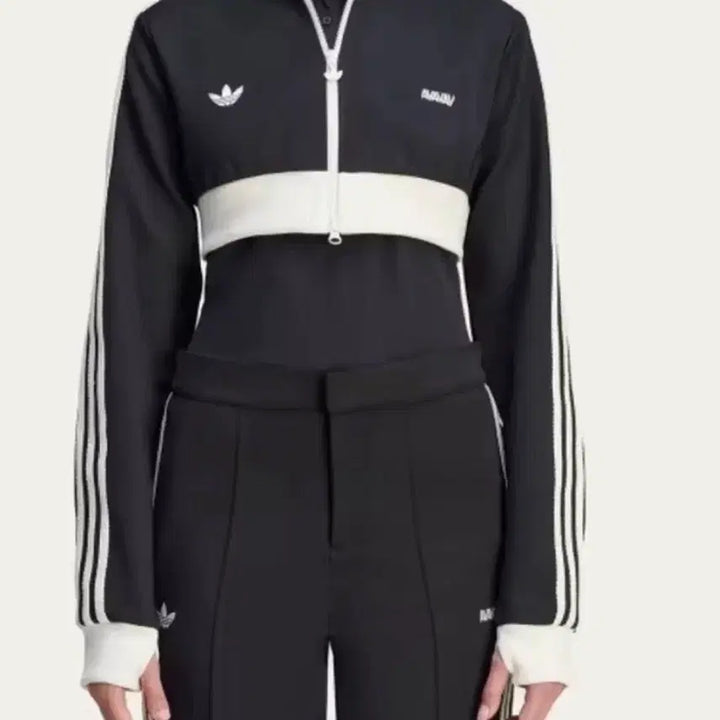 [BUNJANG] Adidas avavav Crop Track Top / (L)아디다스 avavav 크롭 트랙탑 블랙컬러