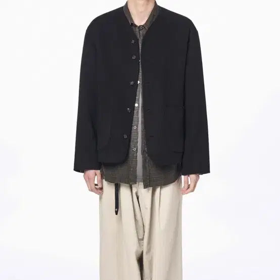 [BUNJANG] Years Ago Collarless Wool Jacket / 이얼즈어고 울 카라리스 자켓(공홈 품절)