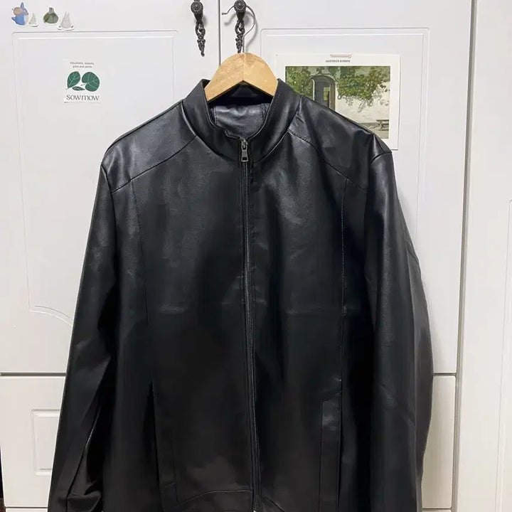 [BUNJANG] Generic Leather Jacket - Spring/Autumn Outerwear / 남성 가죽자켓 레더자켓 레자, 봄자켓, 간절기, 아우터 XL